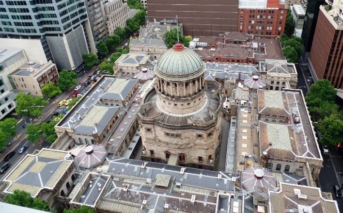 Aerial view of Supreme Court